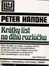 Krtky list na dlh rozlku