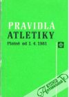 Pravidl atletiky - Platn od 1. 4. 1981