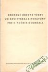 Dočasné učebné texty zo sovietskej literatúry