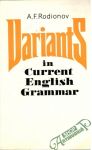 Variants in Current English Grammar