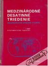Medzinárodné desatinné triedenie I. časť systematické tabuľky
