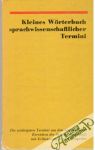 Kleines Wörterbuch sprachwissenschaftlicher Termini