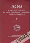 Actes du XIIe Congres International des Sciences Préhistoriques et Protohistoriques 2.