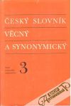 esk slovnk vcn a synonymick III.