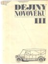 Dějiny novověku III.