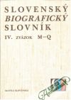 Slovenský biografický slovník IV.