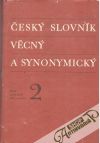 Český slovník věcný a synonymický 2.