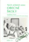 Návrh učebních osnov obecné školy