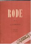 Rode Op. 22. - 24 caprices violino