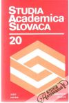 Studia Academica Slovaca 20