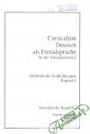 Curriculum Deutsch als Fremdsprache
