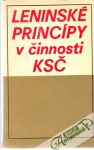 Leninské princípy v činnosti KSČ