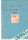 Přehled historických dat z dějin SSSR a KSSS