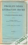 Přehled dějin literatury řecké