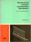 Konstrukční cvičení z pozemného stavitelství I.