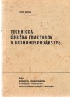 Technick drba traktorov v ponohospodrstve